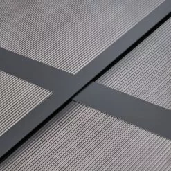 GDFStudio GDF Studio Bali Outdoor 10'x10' Aluminum Framed Gazebo With Curtains, Gray/Black -Ceiling Lighting Shop d5215ff302382c92 8199 w800 h800 b0 p0