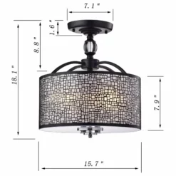 Greenville Signature Andromeda 3-Light Semi Flush Mount 9 Greenville Signature Andromeda 3-Light Semi Flush Mount -Ceiling Lighting Shop d591428a0196d159 3081 w800 h800 b1 p0