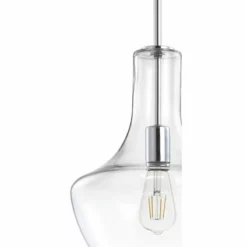 JONATHAN Y Watts 10.5" Glass, Metal LED Pendant, Chrome/Clear, Width: 10.5" 19 JONATHAN Y Watts 10.5" Glass, Metal LED Pendant, Chrome/Clear, Width: 10.5" -Ceiling Lighting Shop d631fa850f7630f6 1395 w800 h800 b1 p0