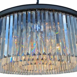 Lightupmyhome D'Angelo 12-Light Round Glass Crystal Chandelier, 3 Rows, Clear Gl -Ceiling Lighting Shop d661f35602e7fca1 8666 w800 h800 b0 p0