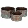 Brimfield & May Rustic Copper Metal Planter 26905