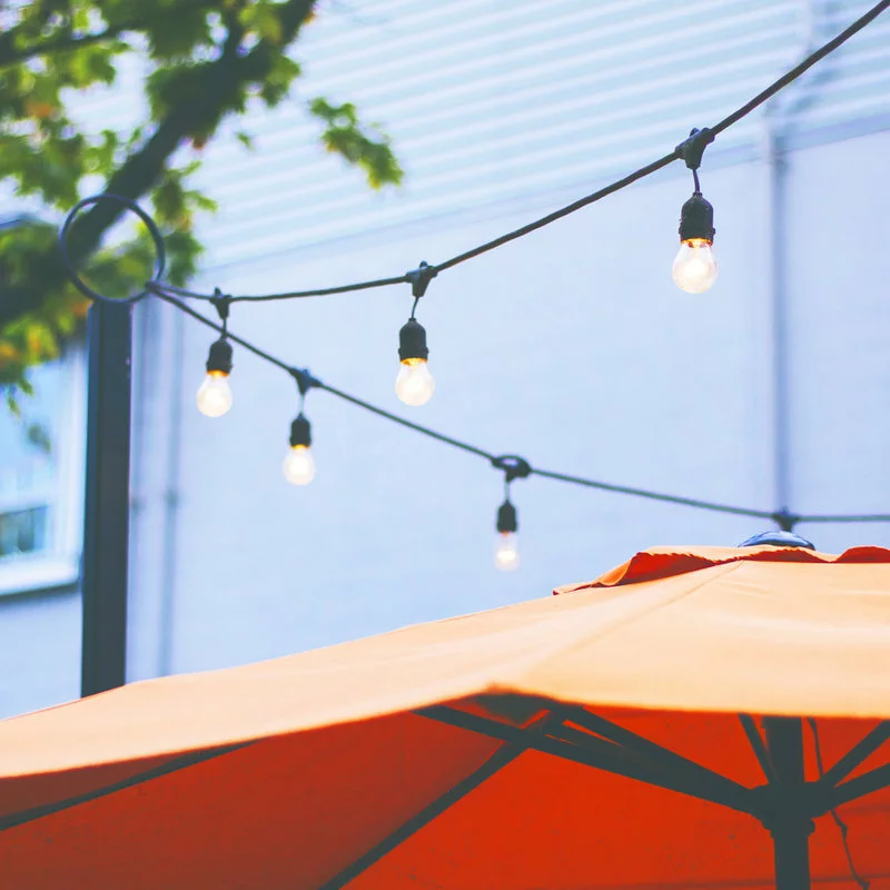 Brightech Ambience Pro - Waterproof LED Outdoor String Lights - 1W Vintage, 48 F 8 Brightech Ambience Pro - Waterproof LED Outdoor String Lights - 1W Vintage, 48 F - Image 8