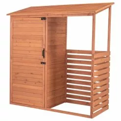 Leisure Season Ltd. Combination Firewood And Storage Shed