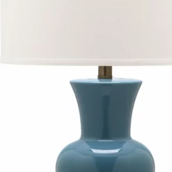 Safavieh Lola Column Lamps, Set Of 2, Blue -Ceiling Lighting Shop d9d15bdf075780dd 7784 w800 h800 b0 p0