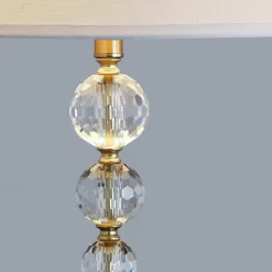 HOMEGLAM Madison 2 Piece Crystal Ball Lamp Set, Gold Brass -Ceiling Lighting Shop da318add0db63106 4375 w800 h800 b0 p0