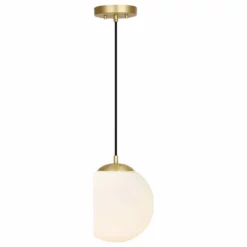 Light Society Aura Globe Pendant, Milk Glass -Ceiling Lighting Shop db01c8230306c460 8206 w800 h800 b1 p0