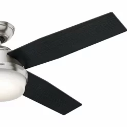 Hunter Fan Company 52" Dempsey Brushed Nickel Ceiling Fan With Light/Remote -Ceiling Lighting Shop db4124530f8fce4f 9860 w800 h800 b1 p0