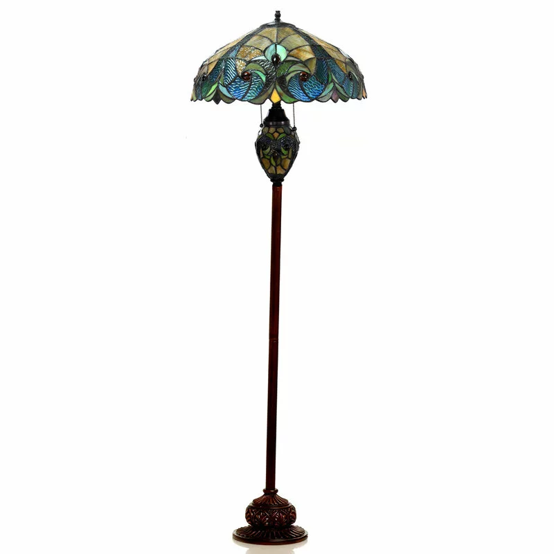 CHLOE Lighting, Inc. Liaison 3-Light Victorian Double Lit Floor Lamp 2 CHLOE Lighting, Inc. Liaison 3-Light Victorian Double Lit Floor Lamp - Image 2