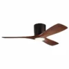 Bailey Street Home 3-Blade 48 Inch Hugger Ceiling Fan LED Lights And Wall Control Satin Natural