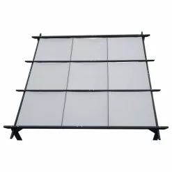 GDFStudio GDF Studio Dione Outdoor Steel Framed9.5' By 9.5' Gazebo, Gray -Ceiling Lighting Shop df2175f001e66647 9639 w800 h800 b1 p0