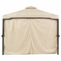 GDFStudio GDF Studio Sonoma Outdoor Gazebo Canopy With Net Drapery, Beige 25 GDFStudio GDF Studio Sonoma Outdoor Gazebo Canopy With Net Drapery, Beige -Ceiling Lighting Shop df41651b0238337d 8181 w800 h800 b1 p0