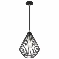 Livex Lighting Inc. Livex Lighting Black 1-Light Mini Pendant -Ceiling Lighting Shop df61b11d0c4b72cf 9244 w800 h800 b1 p0
