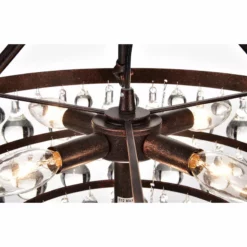 Edvivi Lighting Clarus 5-Light Antique Copper Finish Four Tier Crystal Chandelier Glam Lighting -Ceiling Lighting Shop dfe18c8509de3b2c 2881 w800 h800 b0 p0