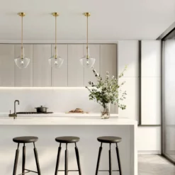 Light Society Miller Pendant Lamp, Brushed Brass/Clear -Ceiling Lighting Shop e0618b6e0f441364 7248 w800 h800 b0 p0