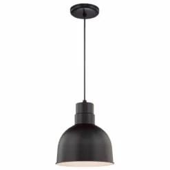 Millennium Lighting Inc R Series Collection 10" Corded RLM Pendant, Satin Black -Ceiling Lighting Shop e1a1010002ec13ef 2865 w800 h800 b1 p0