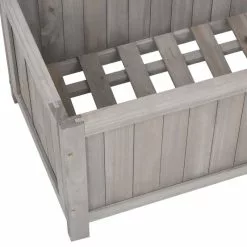 Vida XL International B.V. VidaXL Solid Firwood Garden Trellis Planter Gray Patio Flower Box Raised Bed -Ceiling Lighting Shop e1c120e8028b1ec3 1888 w800 h800 b0 p0