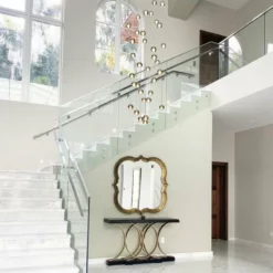 LightUpMyHome LightUpHome Orion 36 Light Glass LED Chandelier, Brushed Nickel, Round Canopy -Ceiling Lighting Shop e2e13975030cbc32 8590 w800 h800 b0 p0