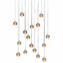 Lightupmyhome Oasis 16 Light Rectangular LED Glass Globe Chandelier, Chrome -Ceiling Lighting Shop e2f17b2703d9521b 7066 w800 h800 b1 p0