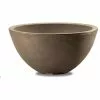 Crescent Garden Delano 16" Planter, Mocha