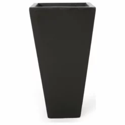 GDFStudio Ephraim Outdoor Cast Stone Planter, Matte Black, Small 14 GDFStudio Ephraim Outdoor Cast Stone Planter, Matte Black, Small -Ceiling Lighting Shop e371ca6d0f907759 6511 w800 h800 b1 p0