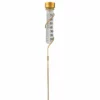 Weems & Plath Grande View Rain Gauge, Living Finish Brass