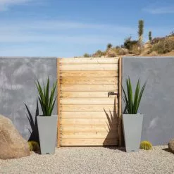 Veradek Midland Tall Square Planter, Gray, 26'' -Ceiling Lighting Shop e441024c0373f185 3137 w800 h800 b0 p0