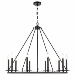 Millennium Lighting Incorporated 10 Light 36" Matte Black Chandelier 6 Millennium Lighting Incorporated 10 Light 36" Matte Black Chandelier -Ceiling Lighting Shop e461affd0f2d3d8d 3294 w800 h800 b1 p0