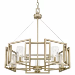 Golden Lighting Marco 5-Light Chandelier, White Gold -Ceiling Lighting Shop e4f16cbc017246de 2000 w800 h800 b1 p0