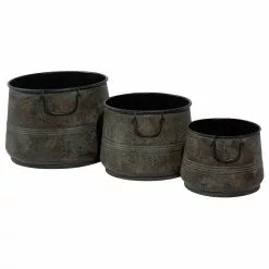 Brimfield & May Rustic Brass Metal Planter 69183 -Ceiling Lighting Shop e591f8f50195674c 8052 w800 h800 b1 p0