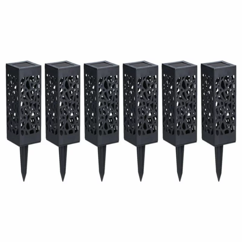Vandue Corporation Modern Home Set Of 6 Solar Powered LED Path Lights - Modern Deco Design - Light 1 Vandue Corporation Modern Home Set Of 6 Solar Powered LED Path Lights - Modern Deco Design - Light