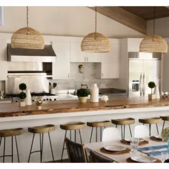 KOUBOO Open Weave Cane Rib Dome Pendant Lamp, Natural 9 KOUBOO Open Weave Cane Rib Dome Pendant Lamp, Natural -Ceiling Lighting Shop e611a25a0cd1acfa 1672 w800 h800 b0 p0