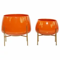 Brimfield & May Modern Orange Metal Planter 51975 -Ceiling Lighting Shop e7a12857033f3aea 7971 w800 h800 b1 p0