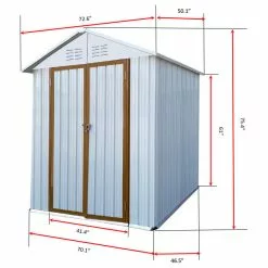 Abrihome 4'x6' Outdoor Storage Sheds -Ceiling Lighting Shop e8e1bc430358da12 0252 w800 h800 b1 p0