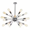 FLINT GARDEN INC Sputnik 18-Light Chandelier, Chrome