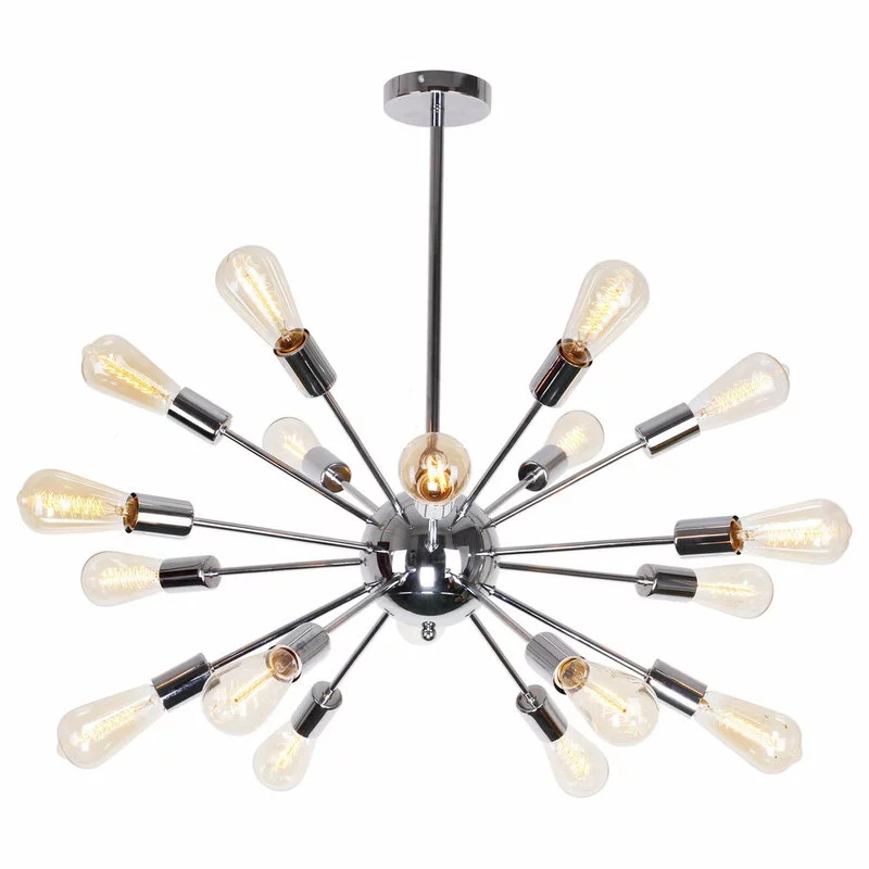 FLINT GARDEN INC Sputnik 18-Light Chandelier, Chrome 1 FLINT GARDEN INC Sputnik 18-Light Chandelier, Chrome