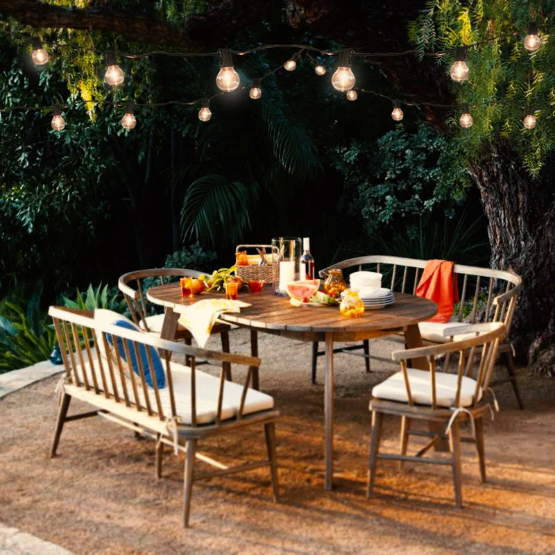 Brightech Ambience Pro - Globe, Waterproof LED Outdoor String Lights 24ft, Black 10 Brightech Ambience Pro - Globe, Waterproof LED Outdoor String Lights 24ft, Black - Image 10