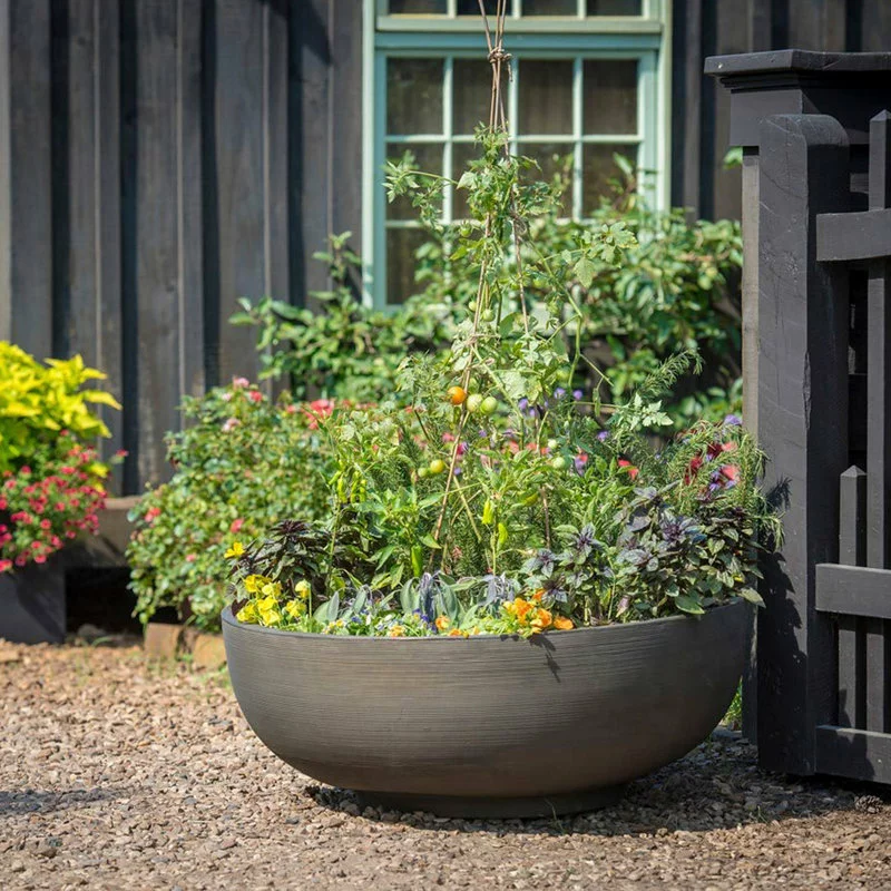 Crescent Garden Orinoco Bowl, Old Bronze 5 Crescent Garden Orinoco Bowl, Old Bronze - Image 5