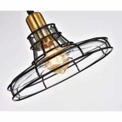 Edvivi Lighting Locke 1-Light Black And Antique Gold Pendant With Clear Glass Shade 15 Edvivi Lighting Locke 1-Light Black And Antique Gold Pendant With Clear Glass Shade -Ceiling Lighting Shop ea9185370d8e62e5 8925 w800 h800 b0 p0