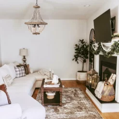 Whoselamp Farmhouse 4-Light Wood Beaded Chandelier Candle Empire Chandeliers -Ceiling Lighting Shop eba1f5160d1f20ee 6576 w800 h800 b0 p0