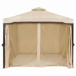 GDFStudio GDF Studio Sonoma Outdoor Gazebo Canopy With Net Drapery, Beige 22 GDFStudio GDF Studio Sonoma Outdoor Gazebo Canopy With Net Drapery, Beige -Ceiling Lighting Shop ec5100d20238337a 8181 w800 h800 b1 p0