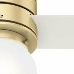 Hunter Fan Company Hunter 52" Allison Modern Brass Ceiling Fan, LED Light And Remote Control -Ceiling Lighting Shop ee61812b0efa63e1 6568 w800 h800 b0 p0