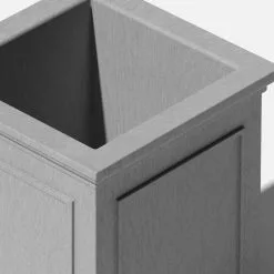Veradek Brixton Cube Planter, 20", Gray -Ceiling Lighting Shop ee71d44201802964 6725 w800 h800 b0 p0