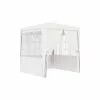 Vida XL International B.V. VidaXL Professional Party Tent With Side Walls 8.2'x8.2' White 0.3 Oz/ft²