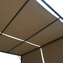 GDFStudio GDF Studio Wendy Outdoor Steel Framed 10' By 10' Gazebo, Beige 17 GDFStudio GDF Studio Wendy Outdoor Steel Framed 10' By 10' Gazebo, Beige -Ceiling Lighting Shop eef1117001ca8abb 4012 w800 h800 b0 p0