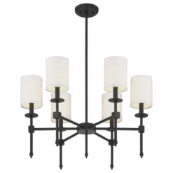 Savoy House Chatham 6-Light Chandelier, Matte Black -Ceiling Lighting Shop f05137230bfed6fb 3377 w800 h800 b1 p0