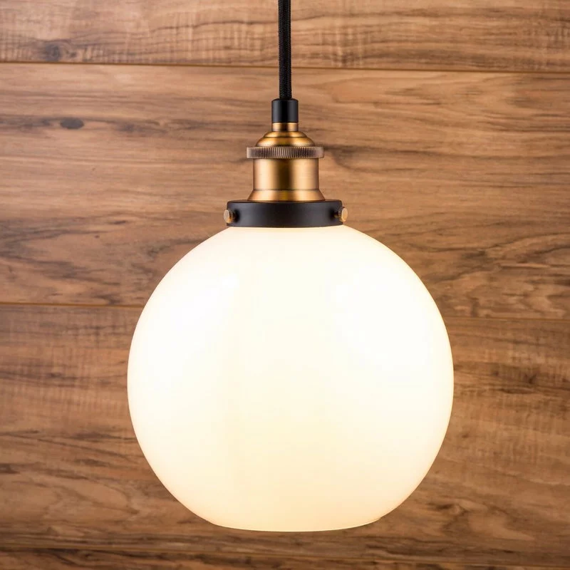 Linea Di Liara Primo Pendant With Milk Glass Shade 2 Linea Di Liara Primo Pendant With Milk Glass Shade - Image 2