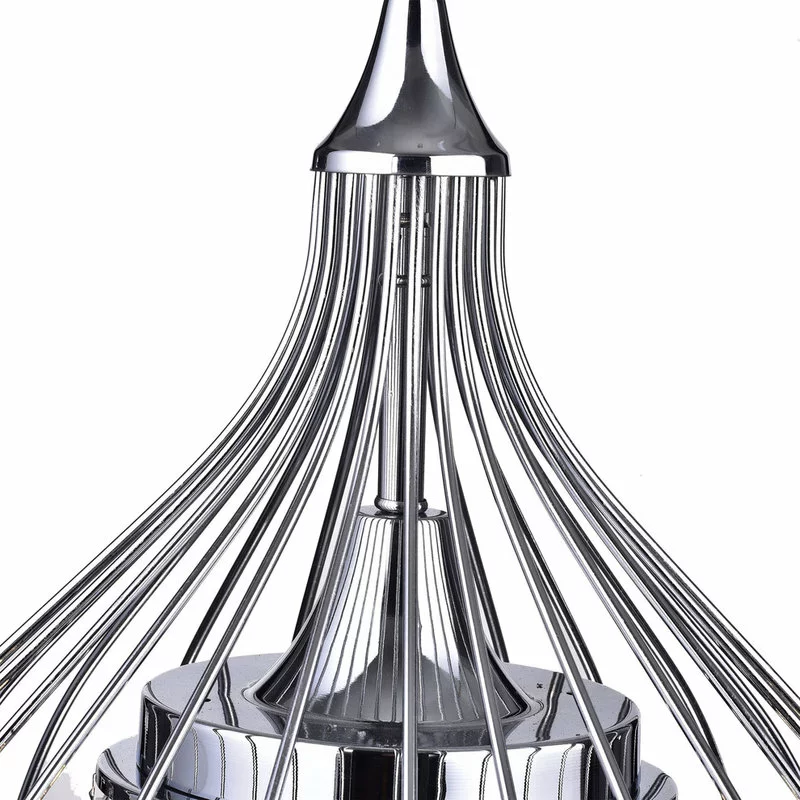 Greenville Signature Acatia 3-Light Chrome Foyer Pendant 5 Greenville Signature Acatia 3-Light Chrome Foyer Pendant - Image 5