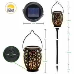 TOE305 Solar LED Dancing Flickering Flame Tiki Torch Light -Ceiling Lighting Shop f2912cf40d274fdd 8388 w800 h800 b1 p0