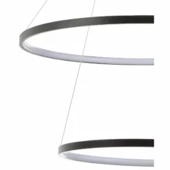 JONATHAN Y Circulo Metal Round Modern LED Pendant, Matte Black, Width: 24" 16 JONATHAN Y Circulo Metal Round Modern LED Pendant, Matte Black, Width: 24" -Ceiling Lighting Shop f2e1526c037e4ff4 9000 w800 h800 b1 p0