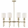 Savoy House Chatham 8-Light Chandelier, Warm Brass